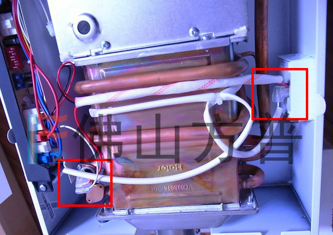 方普端子护套在燃气热水器上的应用